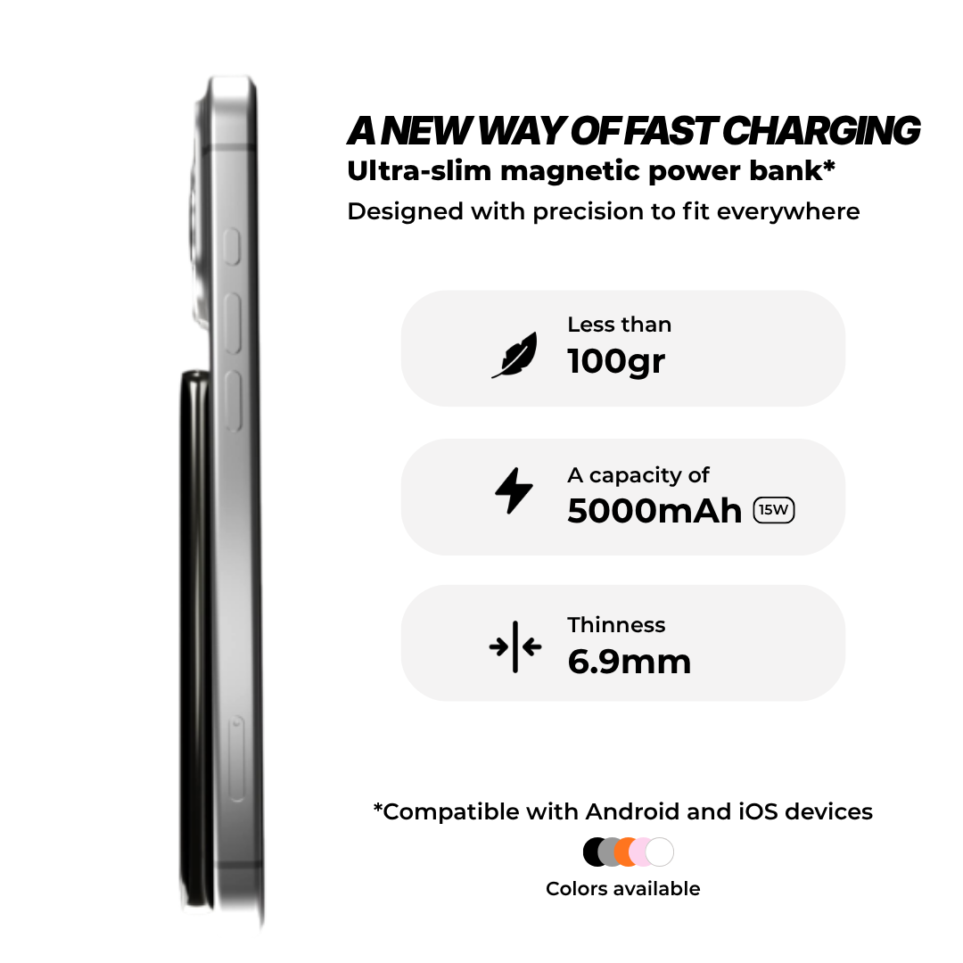 Ultra-Thin Magnetic Powerbank